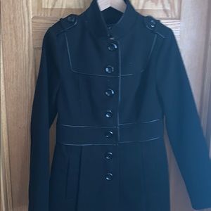 Black peacoat